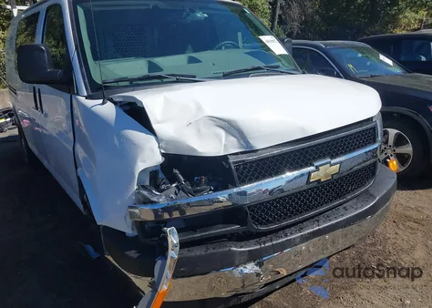 2018 Chevrolet Express 2500 Work Van from USA, damaged, VIN 1GCWGAFG9J1905025